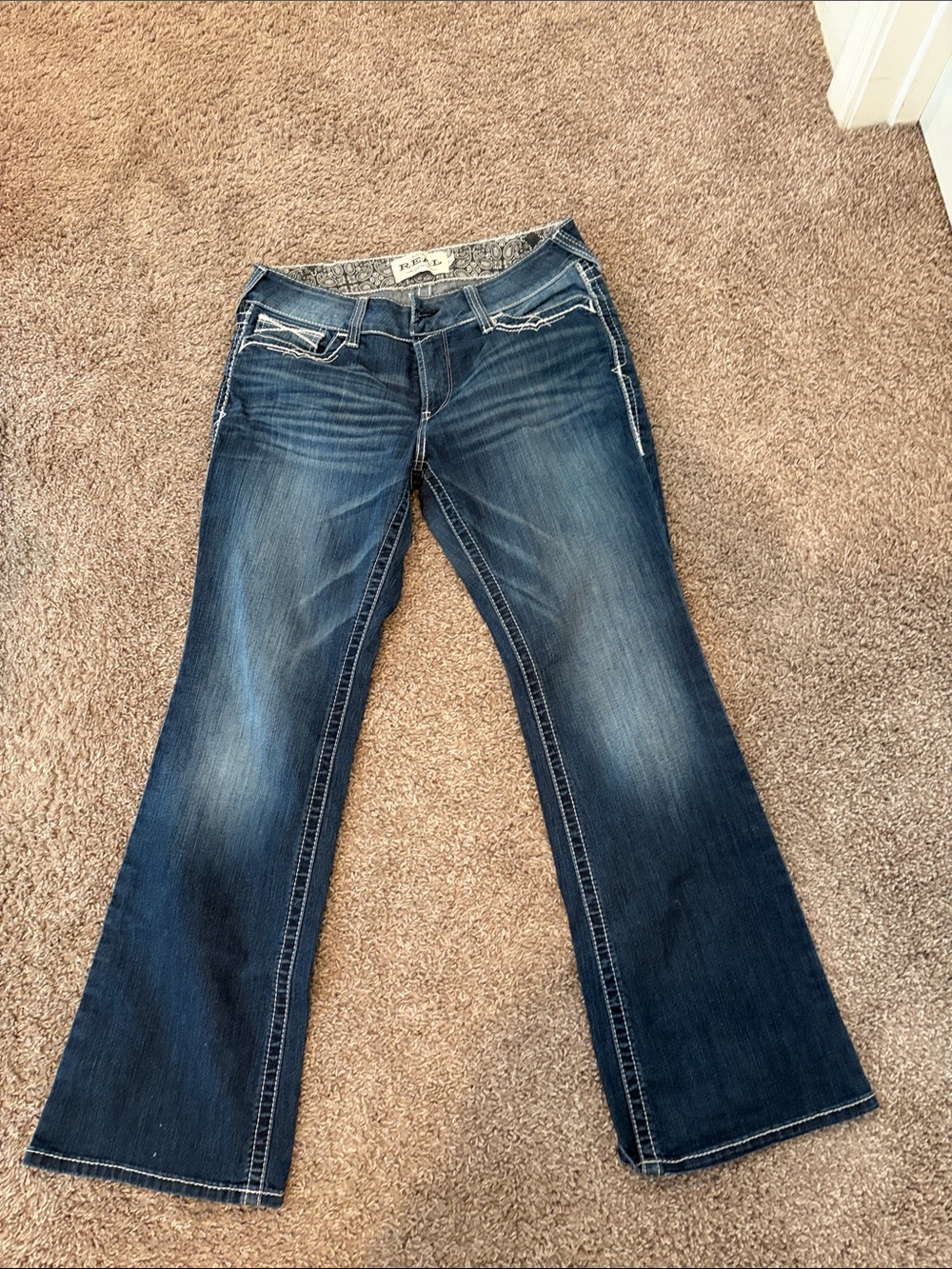 Ariat Dark Blue Flare Jeans